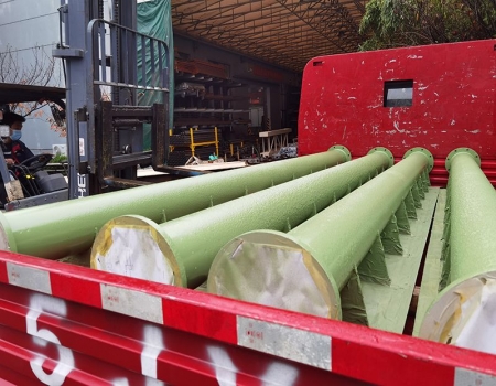 Finished product delivery site